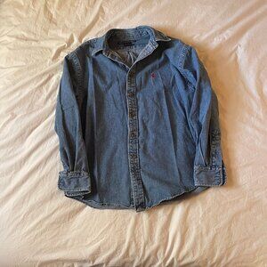 Ralph Lauren Polo Denim Shirt // Women's 12